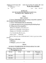 Kế hoạch xây dựng trường đạt chuẩn quốc gia giai đoạn 2015 - 2020 (mức độ 1, 2)